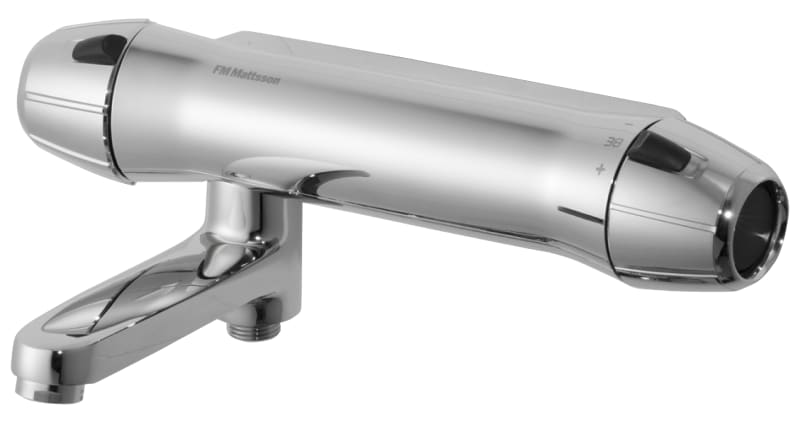 FM Mattsson Termostatisk Badkarsblandare 150 mm Förkromad - RSK 8343240, RSK 8343240