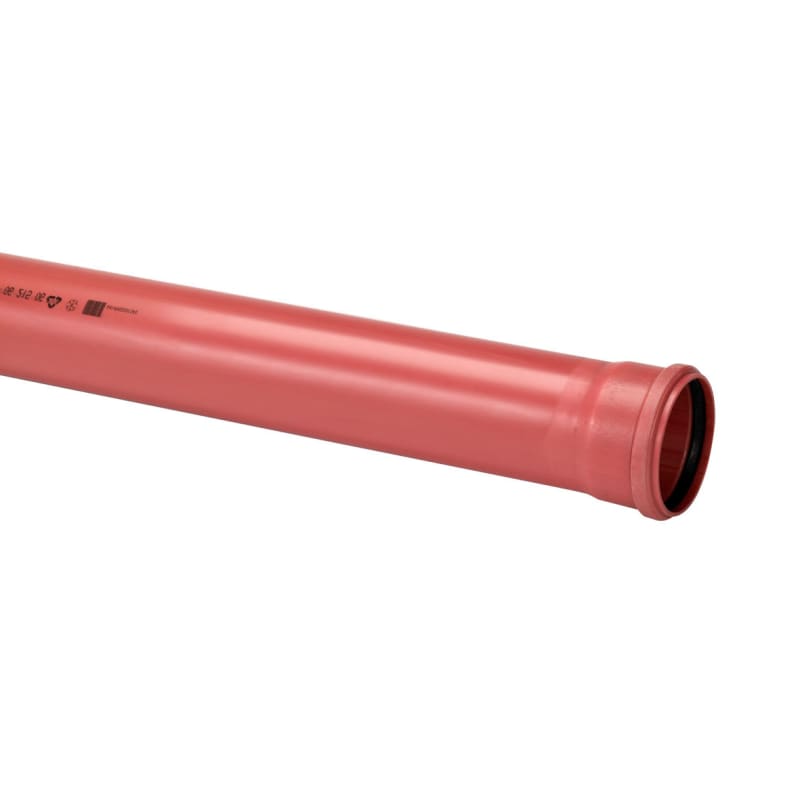 Uponor Markavloppsrör 315 mm SN8 1 m Rödbrun - Hög kapacitet - RSK 2350247 bild 1