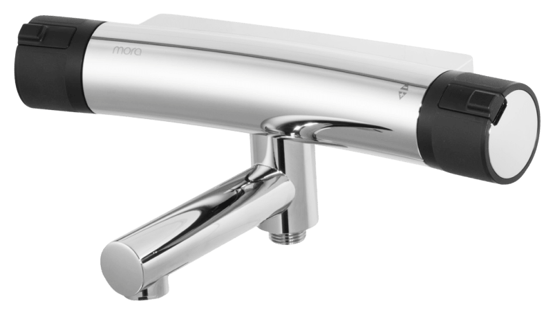 Mora FM Mattsson MMIX T5 CARE Badkarsblandare Termostat Svart - RSK 8344101, RSK 8344101