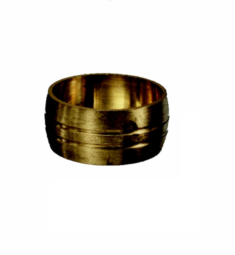 Ballofix Klämmring 18mm — framifrån med gul mässingsdetalj, RSK 1936269