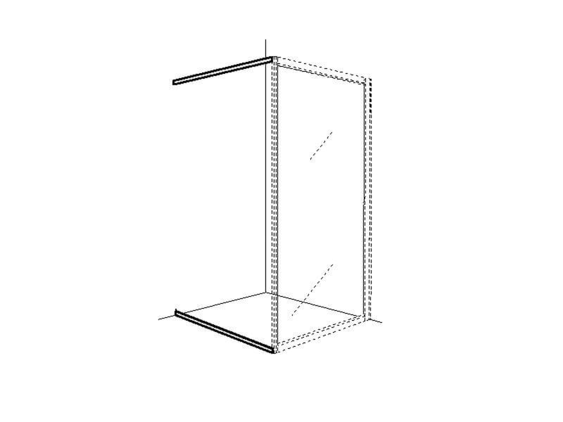 Ifö Solid SVGD V Golvlist 1200mm Vit Aluminium - RSK 7394202 bild 1