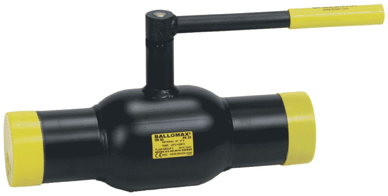 Ballofix Kulventil Ballomax 750 DN65 rostfritt stål framifrån
