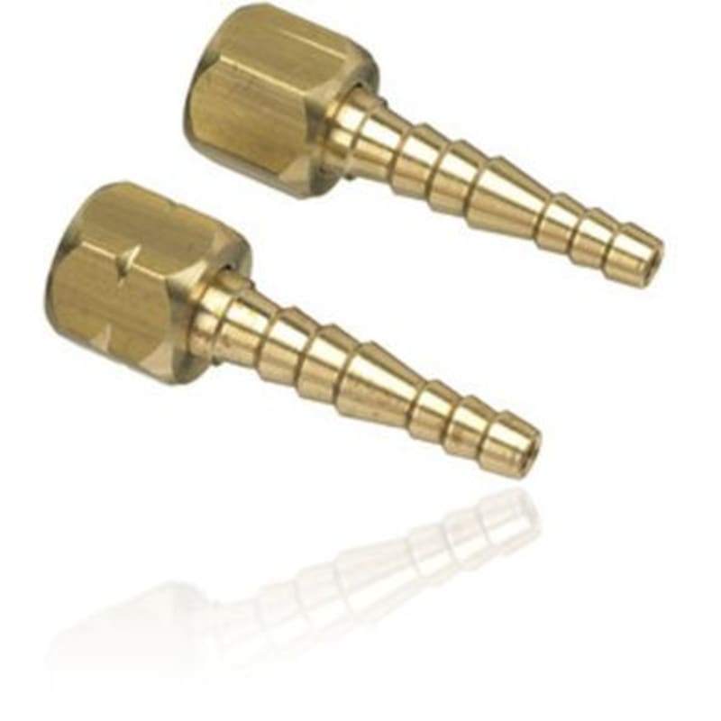GASIQ Slangsockel 6,3 mm — framifrån med anslutningsdetalj