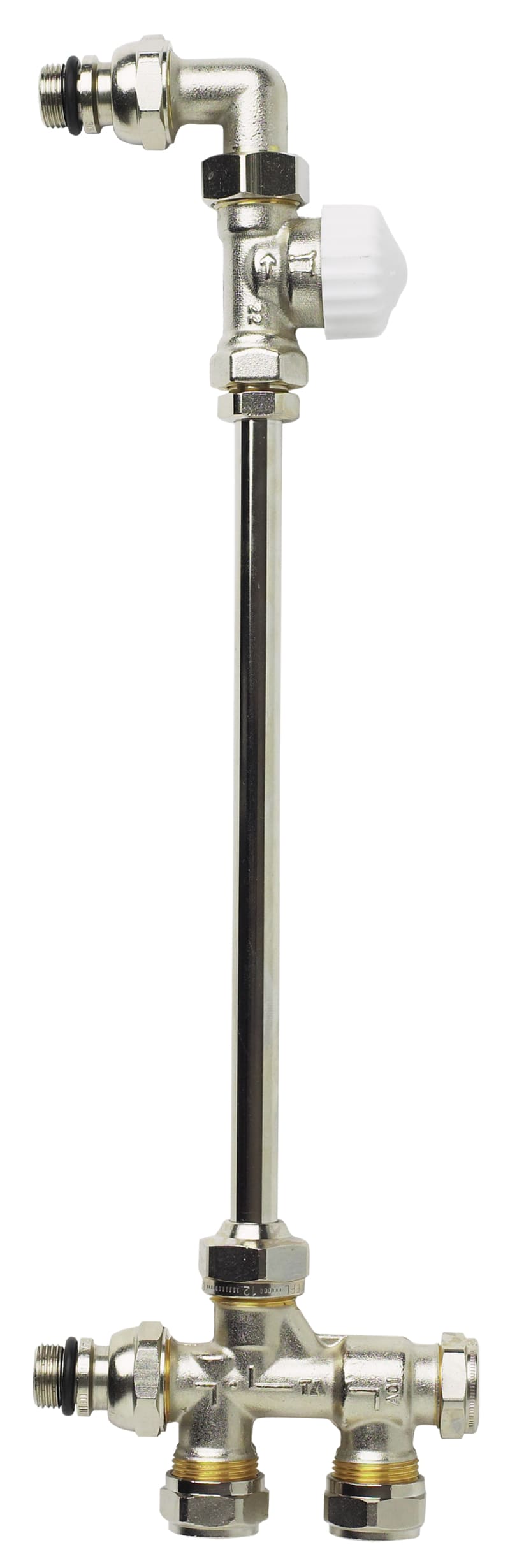 IMI TA Calypso TRV-3 Radiatorkopplingsset M22x15 Förnicklad - RSK 4757586, RSK 4757586
