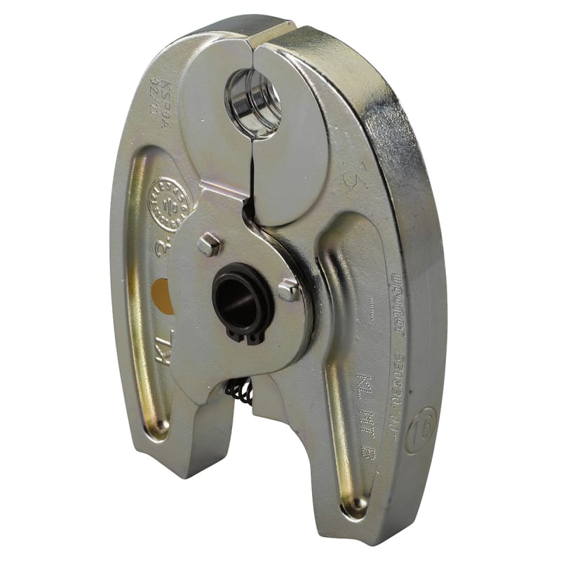 Uponor S-Press Mini pressverktyg 16mm framifrån — beige, RSK 1877185