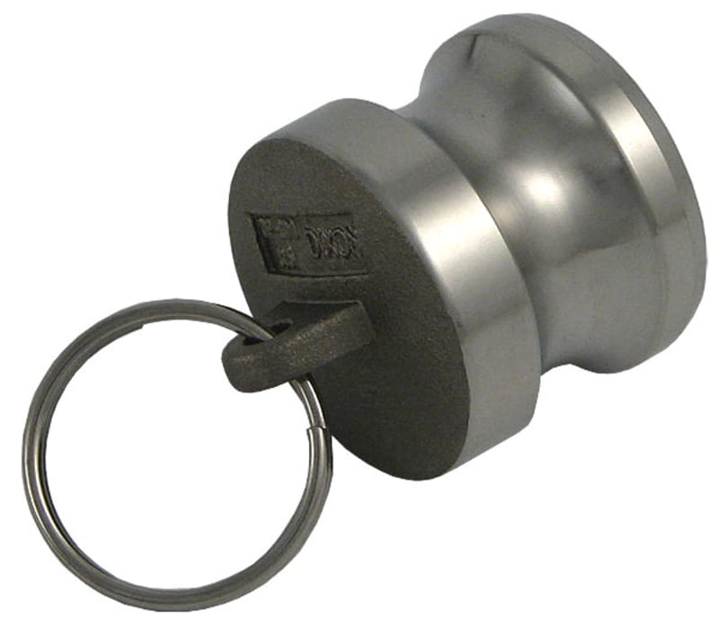 Kamlock snabbkoppling 634-A 25mm i syrafast stål, framifrån