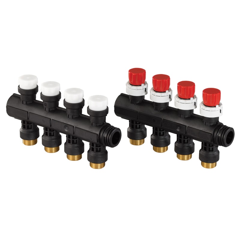 Uponor Vario PLUS 4-vägs Fördelare 50mm - Golvvärme - RSK 2418996 bild 1