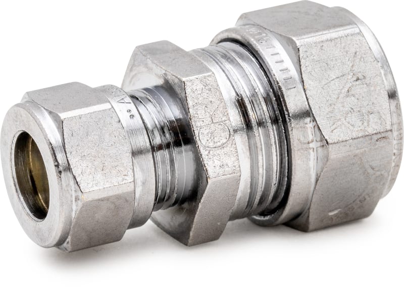 Altech Klämringskoppling 15x12 mm Förkromad Mässing - För Tappvatten, Värme & Kyla | Material Koppling | RSK 1965558, RSK 1965558