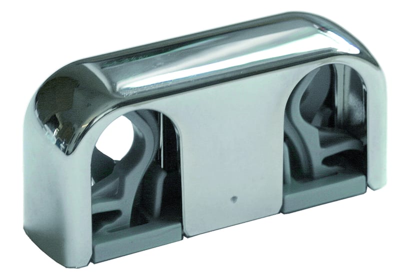 Purus Flexi Dubbel Rörklämma 10-16 mm Krom 40 mm c/c - RSK 3810593, RSK 3810593