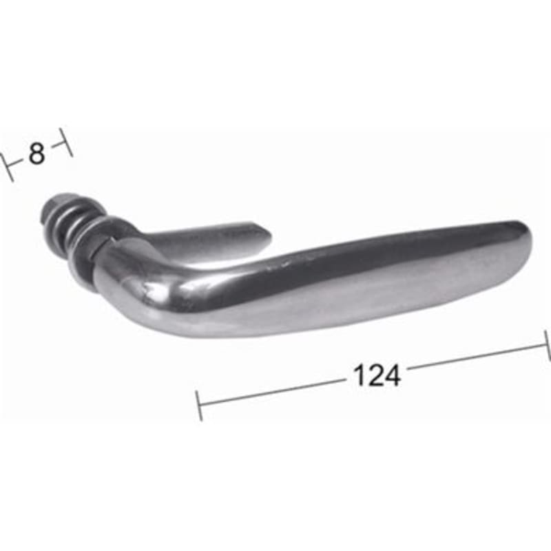 Sopnedkasthandtag 387 - Rostfritt Stål, Ergonomisk Design - Produktkod 912182 bild 1