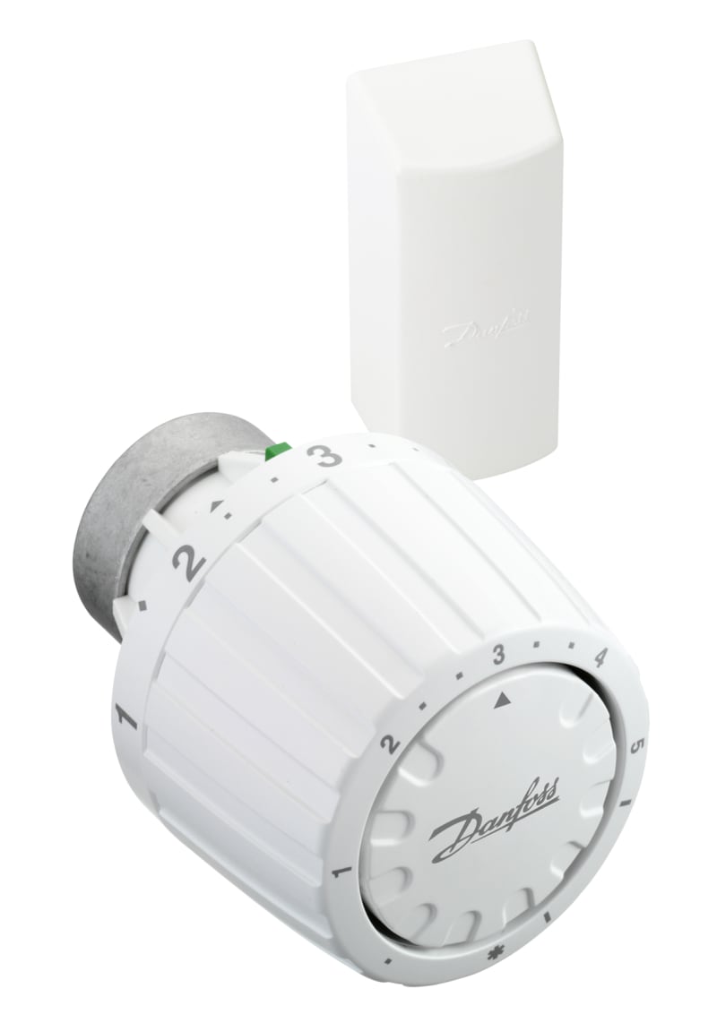 Danfoss Regulatordel RA/VL 2952 — framifrån med temperaturskala