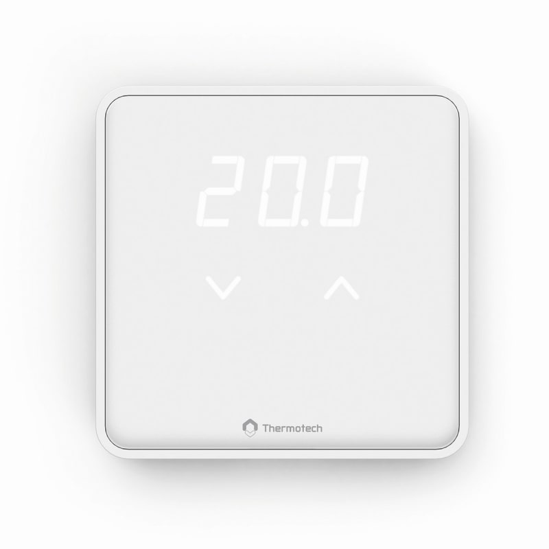 ThermoTech Scandinavia AB Rumstermostat 24 VAC LED — framifrån