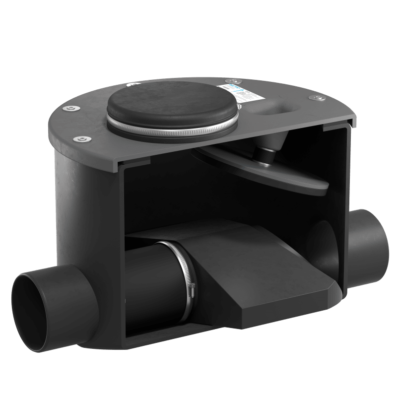 WAPRO WaBack DN110 Backventil - Automatisk Bakvattenstopp - RSK 2360099 bild 1