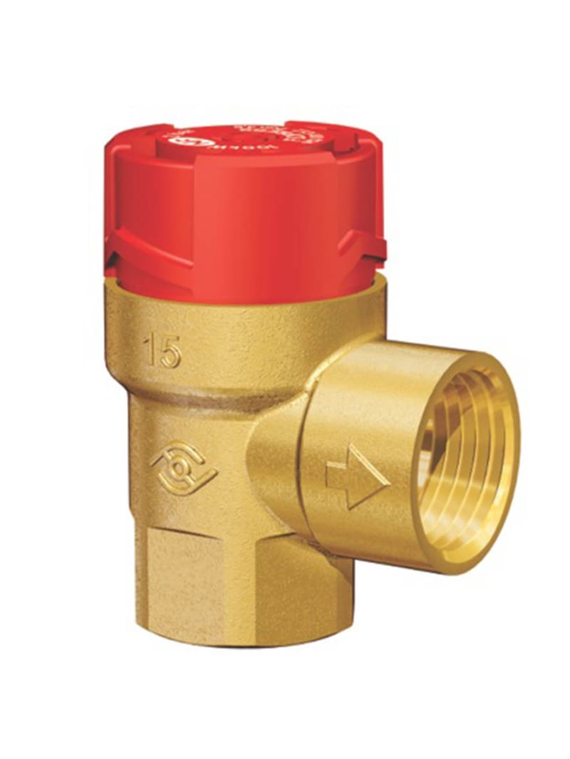 Altech Säkerhetsventil PN25 DN20 mässing framifrån, RSK 5531952
