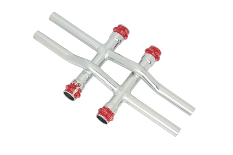 Altech Stamfördelare Press — elförzinkad stål framifrån med 22x12mm anslutningar, RSK 1554603