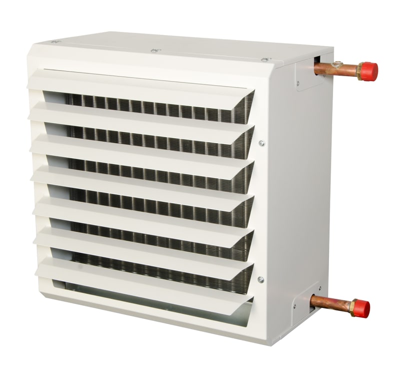 Eveco Fläktluftvärmare 13 kW Vit IP44 - Stål/Aluminium - RSK 6724127, RSK 6724127