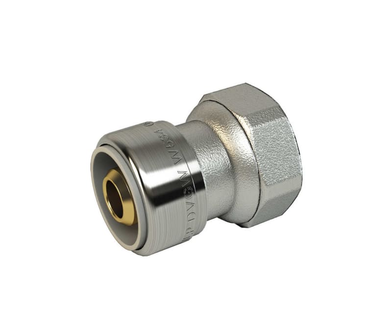 LK Rak Koppling PushFit AX16 x G15 mm - Mässing - RSK 1882468, RSK 1882468