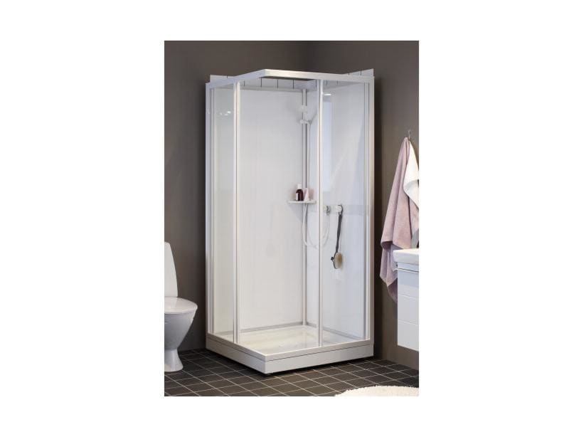 Contura Shower Duschkar 70x90 cm Vit Emalj - EN 14428 - RSK 7394338 bild 1