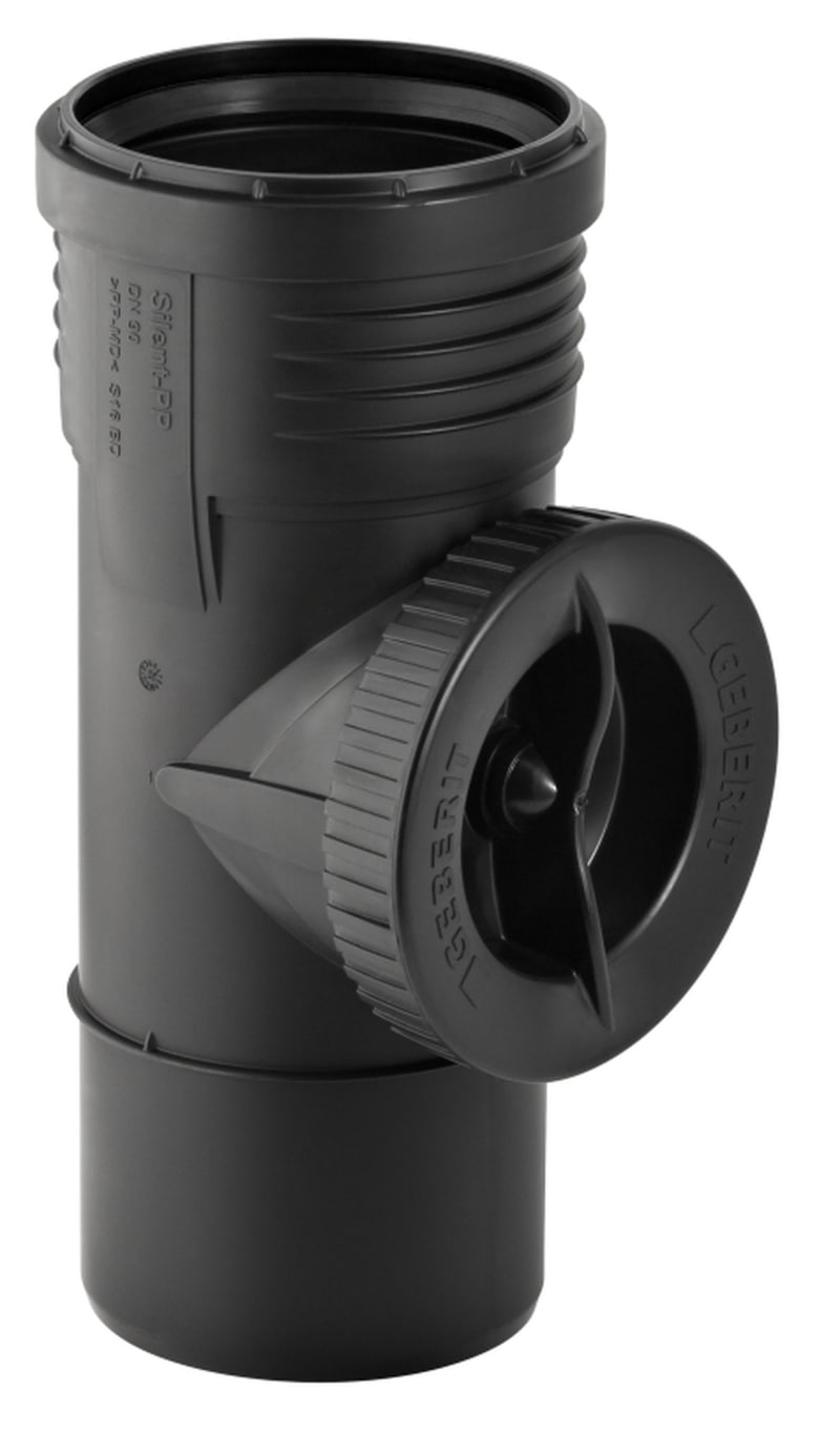 Geberit Silent PP Avloppsrör 75mm Svart Ljuddämpat - RSK 2710610, RSK 2710610