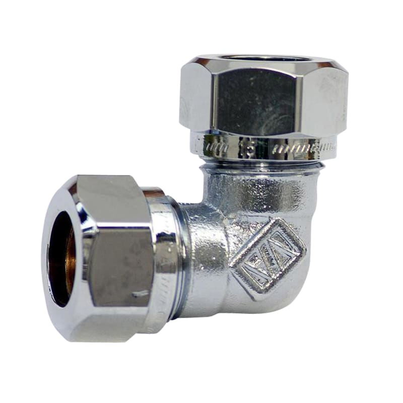 System Vatette Vinkel 15x10mm - Förkromad VVS Koppling | VVS | RSK 1947671, RSK 1947671