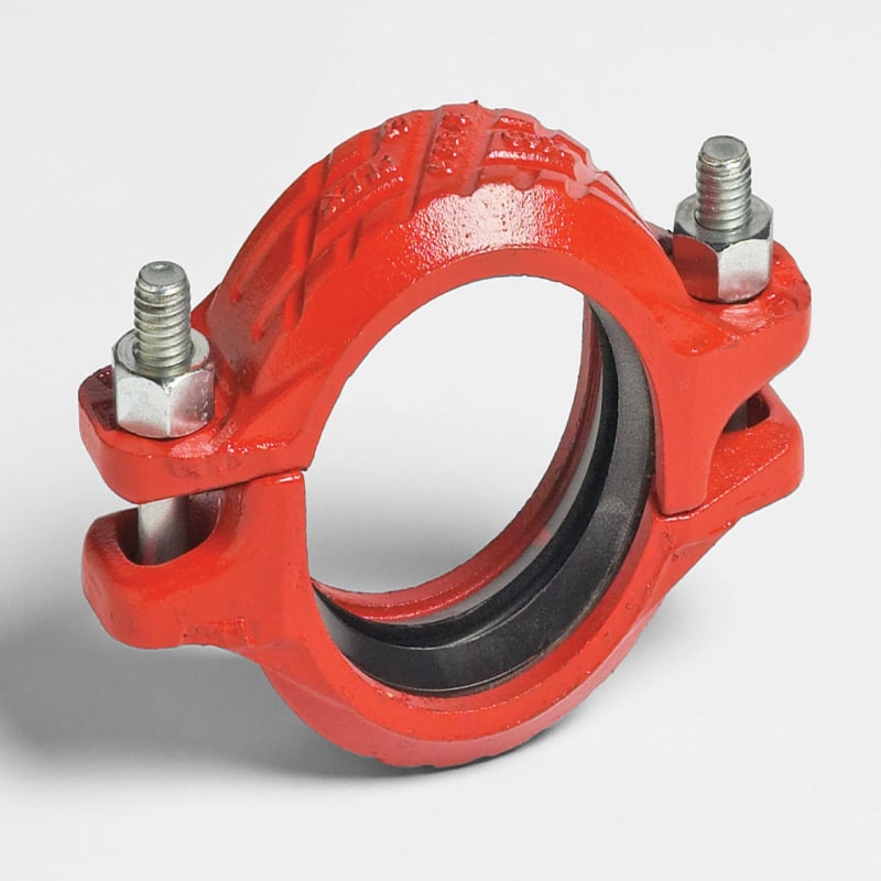 Victaulic Rak Koppling Typ 07 219,1mm segjärn framifrån