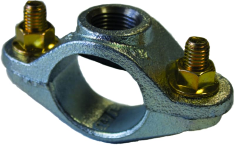 Victaulic Typ 912 Sprinkler T-rör — framifrån med anslutningsdetaljer, RSK 1664136