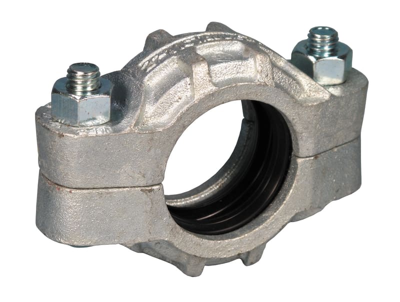 Victaulic Typ 77 Koppling 88,9 mm — framifrån galvaniserad segjärn, RSK 1347906