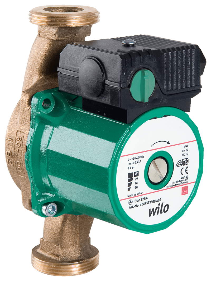 Wilo Star-Z 20/4-150 Cirkulationspump 1x230V - För Tappvatten - RSK 5805964, RSK 5805964