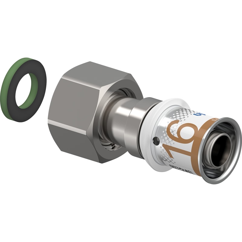 Uponor S-Press PLUS Koppling 16mm x G1/2 Mässing - RSK 1899451, RSK 1899451