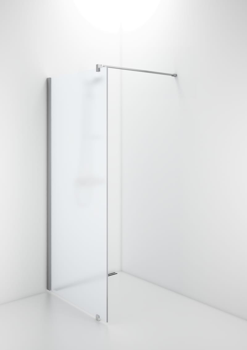 Ifö Space SFNF 700 Duschvägg 700x1970mm - Frostat Glas - RSK 7376998, RSK 7376998