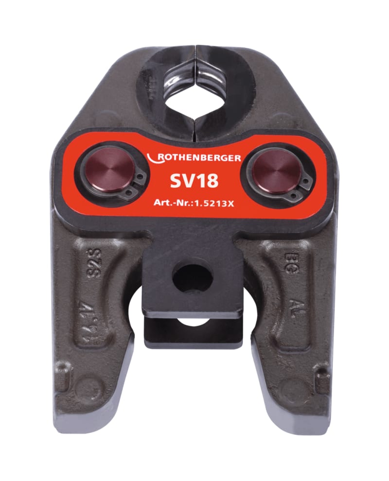ROTHENBERGER Pressback SV18 presskäft för kopparrör framifrån