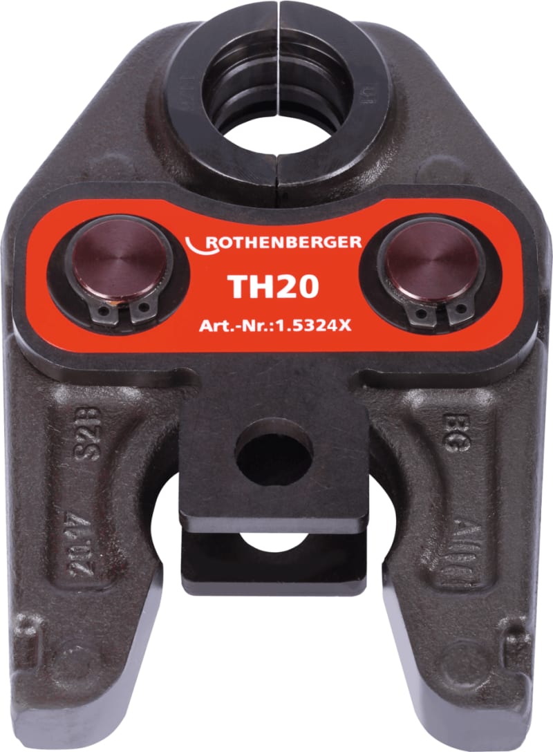ROTHENBERGER Pressback TH20 — presskäft framifrån för presskopplingar