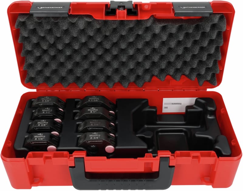 ROTHENBERGER Pressback SET — presskäft framifrån med MaxiPro Large