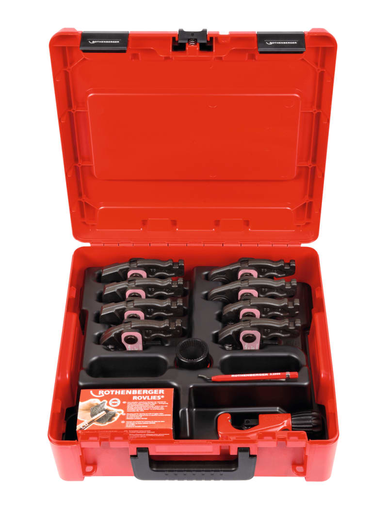 ROTHENBERGER Pressback framifrån — Compact MaxiPro 1/4"-1.1/8"