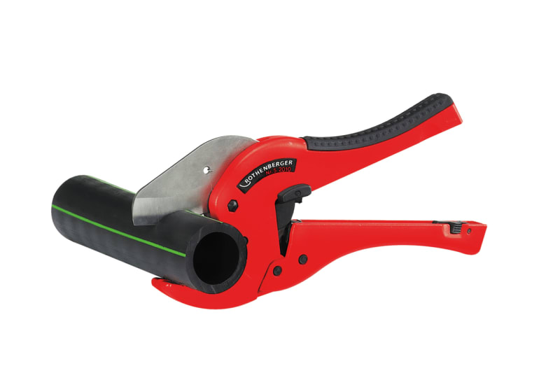 Rothenberger ROCUT TC 50 trimmverktyg — framifrån med skärblad, RSK 52010