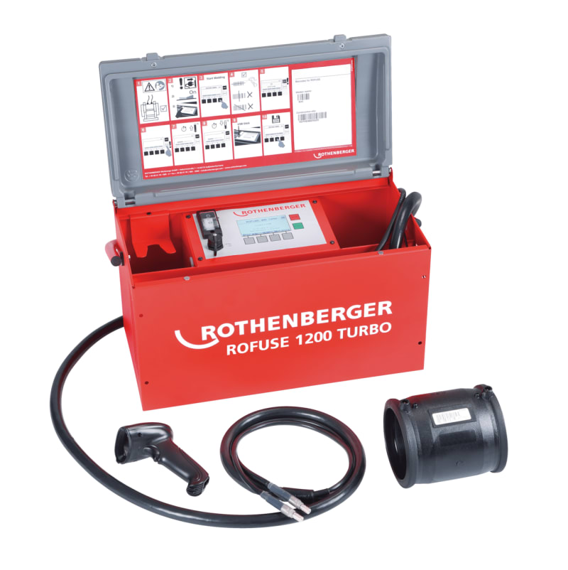 Rothenberger svetsmaskin ROFUSE 1200 Turbo framifrån