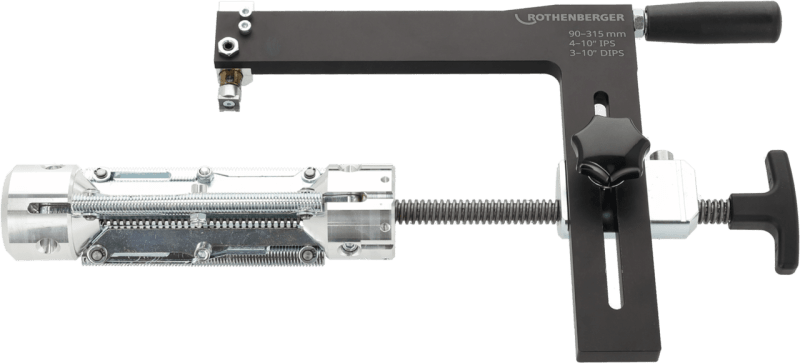 ROTHENBERGER Rotationsskrapa 90-315mm — framifrån med justerbar längd