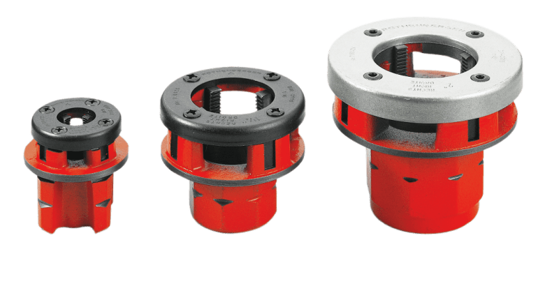Rothenberger gänghuvud 1.1/2" BSPT framifrån — Precision Super Cut