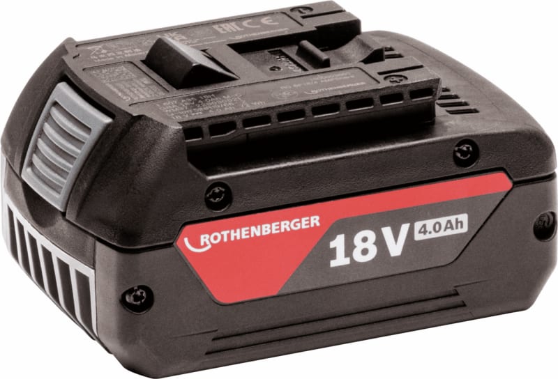 Rothenberger uppladdningsbart batteri RO BP18/4 framifrån