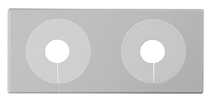 Falu 51460 Vulkbricka vit d 12-22mm 118x48mm c/c 60mm PA TPE, RSK 3840393