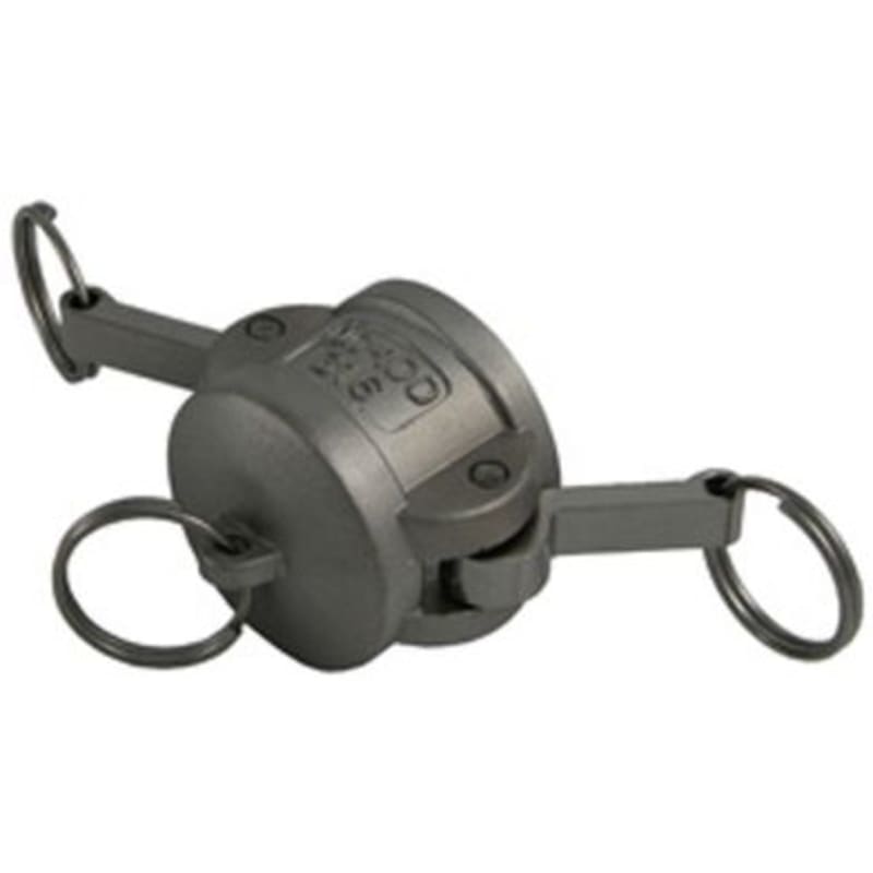 Kamlock snabbkoppling 634-B G50 180mm i syrafast stål, framifrån