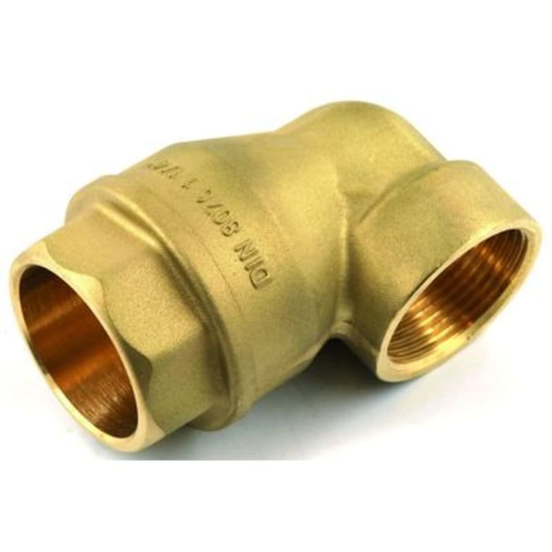 Isiflo Vinkelkoppling 90° 40xR32 Mässing - För PEX och Plaströr - RSK 2501955 bild 1