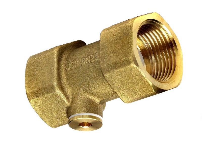 JCH ApS Backventil mässing 28mm — framifrån