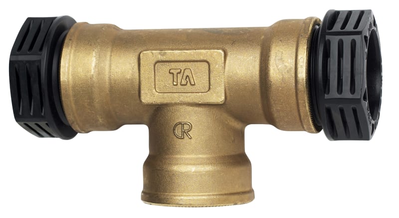 IMI TA T-koppling PRK 415 40xR40 mässing/svart framifrån