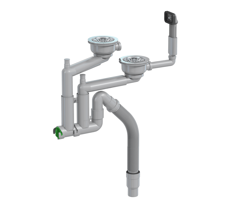 Prevex Smartloc 2-bowl VK2-2 Artiikel 42K13909 bild 1