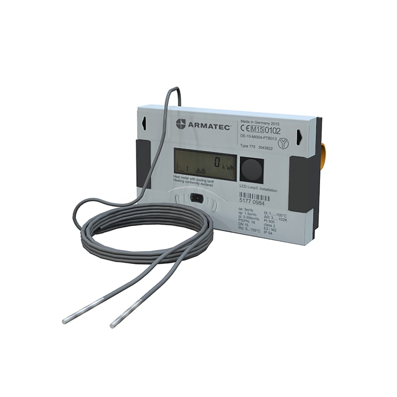 Armatec energimätare AT 7500 F25-6M med LCD-display framifrån