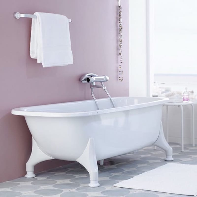 Ifö BKFF-15 BK badkar frontfritt 1500 vit fristående framifrån