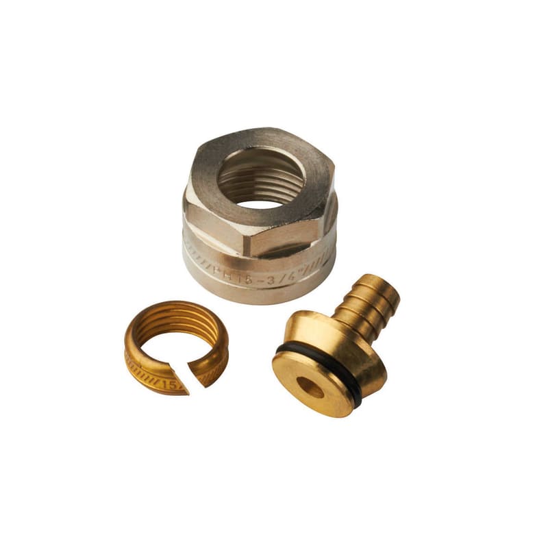 Roth anslutningskoppling 18x2,5 mm GE20 — framifrån med klämring