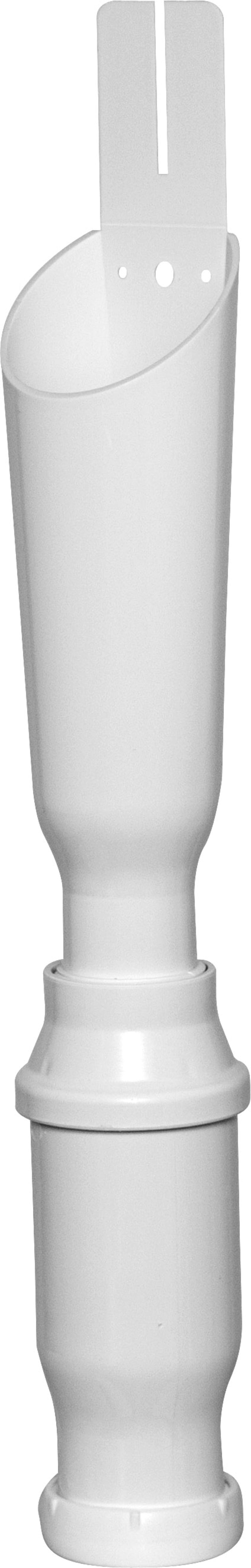 Faluplast tvättmaskinavlopp vit 32/40mm — framifrån