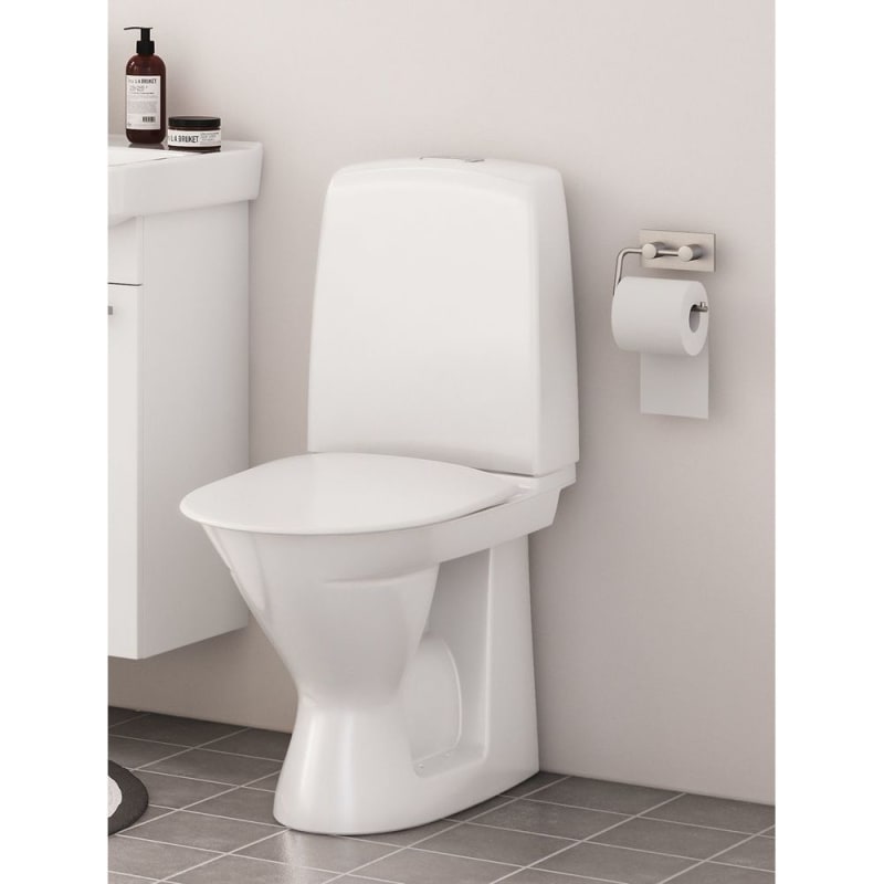 Ifö WC-stol 6260 Spira vit med dolt S-lås framifrån